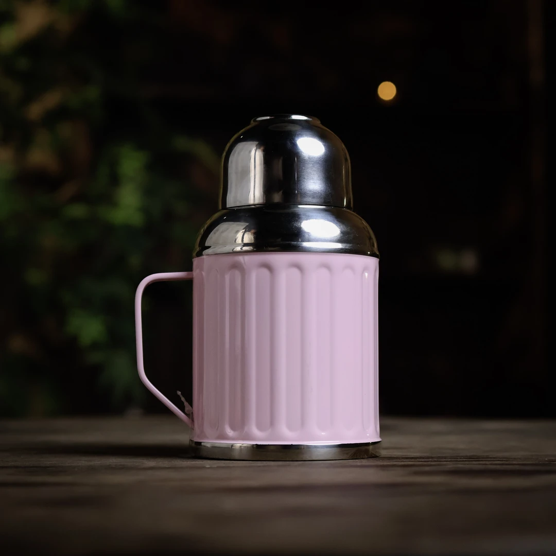 【非遗好物】粉色罗马柱焖茶壶500ml茶道配件（Q6277）