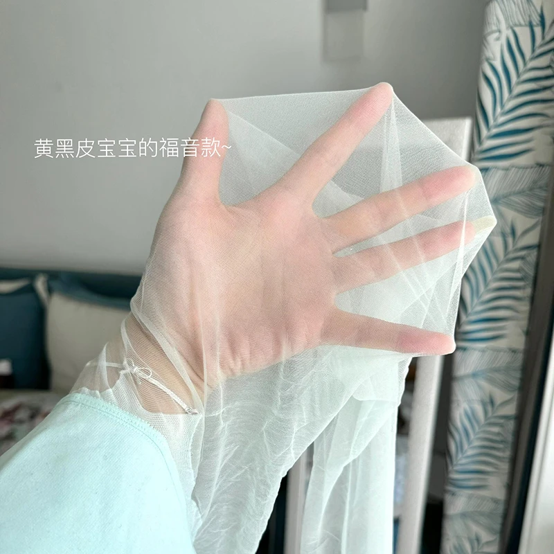 2025新款薄荷曼波绿丝袜女薄款防晒夏季防勾丝0D隐形绿色美肤袜