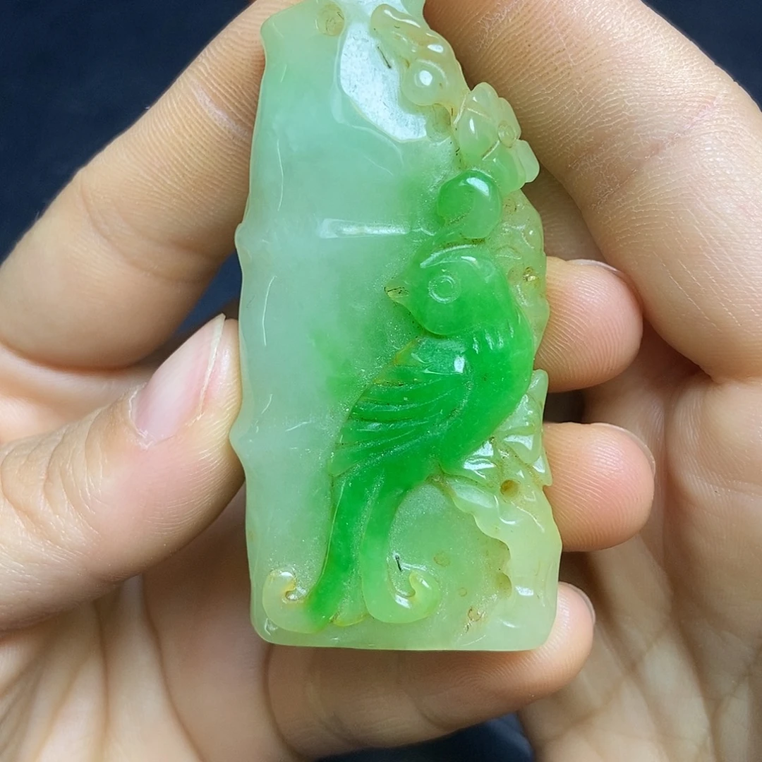 白玉菩提吊坠精品文玩