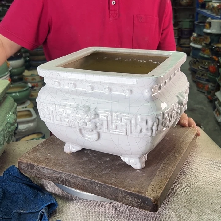 嗨***帅泳坤堂石湾花盆陶瓷