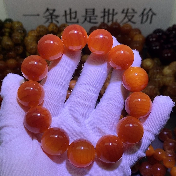 松木（琥珀木）手串/手链1.8 包浆高货