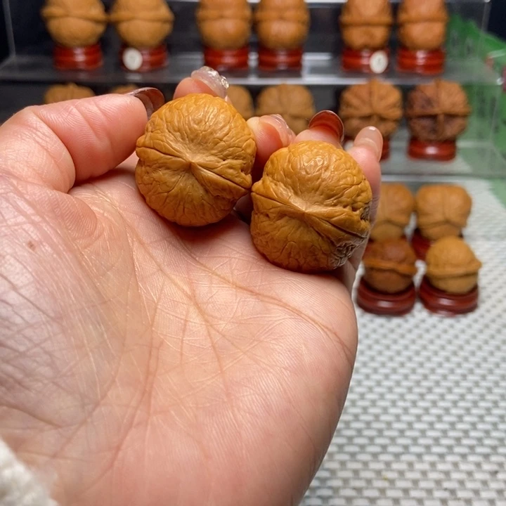 把件文玩核桃38粗筋钢弹