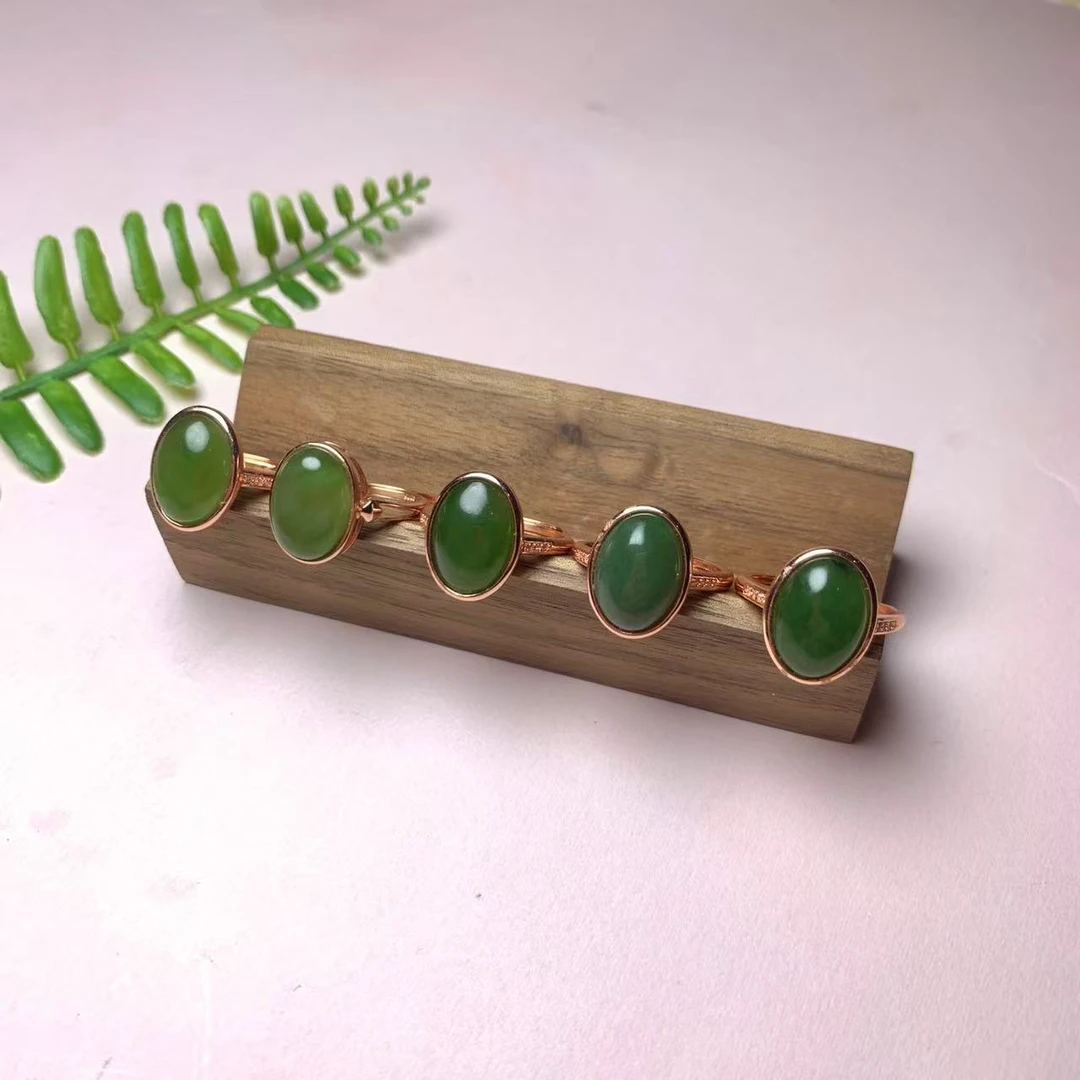 【小迪补贴】和田碧玉戒指多样性发货拍一发一