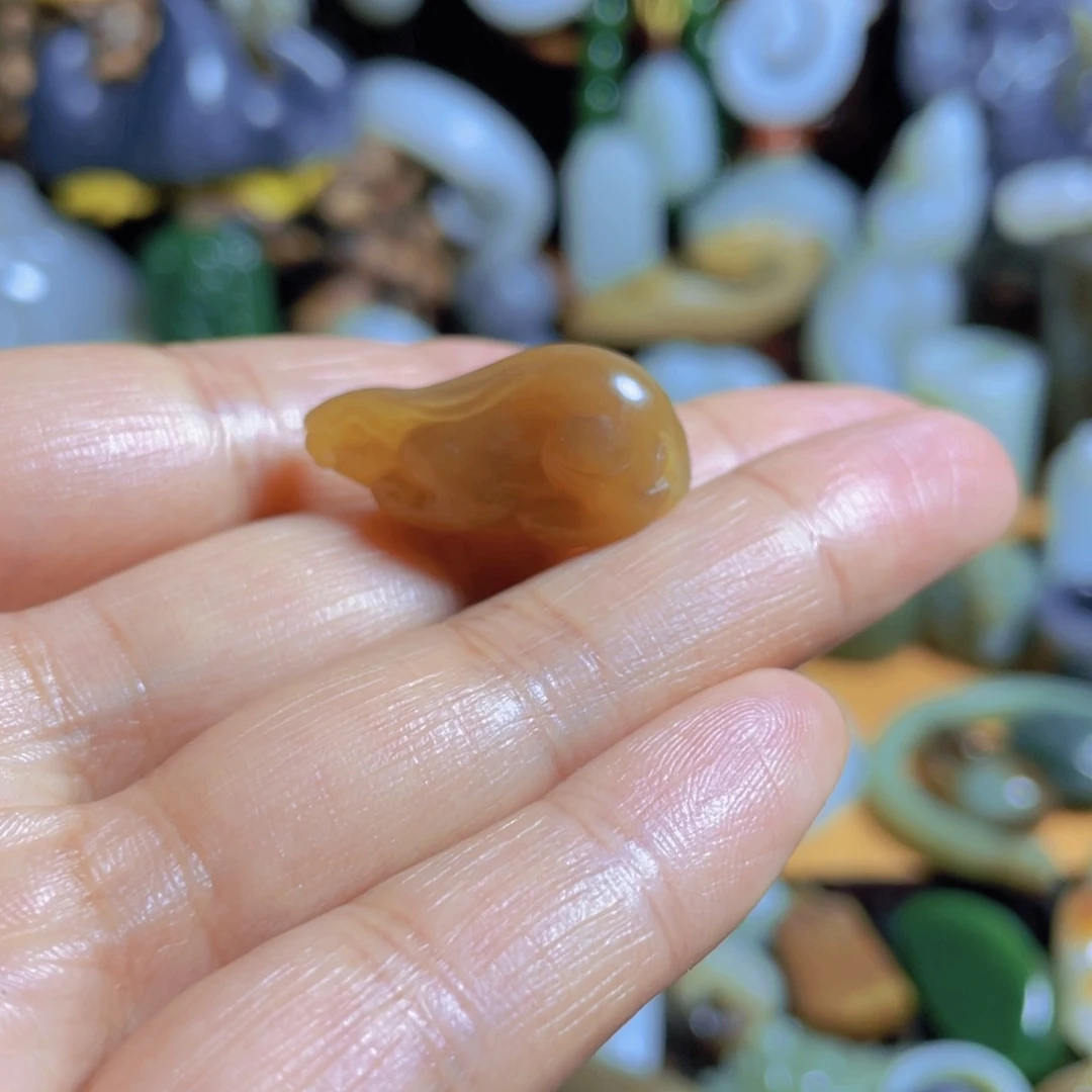 和田玉挂件未镶嵌我*我