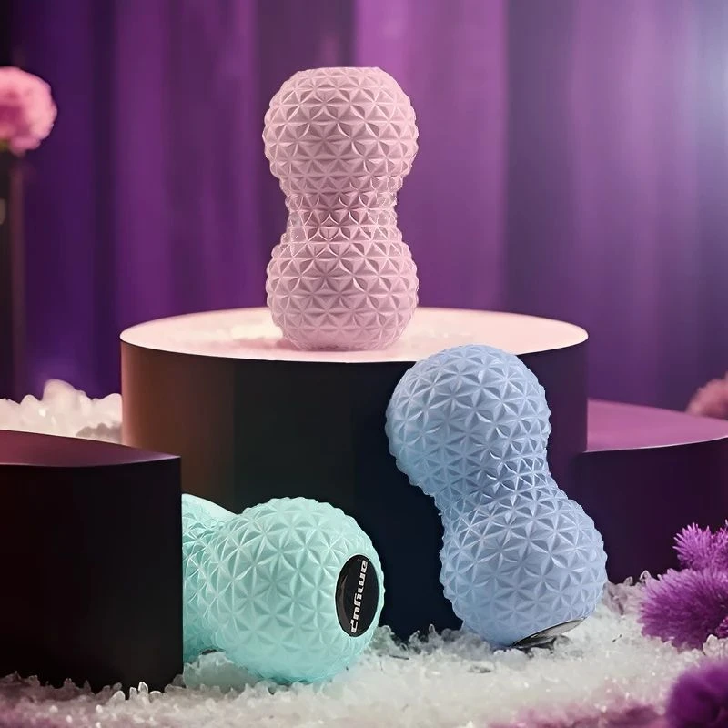 C肌肉放松瑜伽健身球花生按摩球颈椎足底经络球筋膜球健身用品