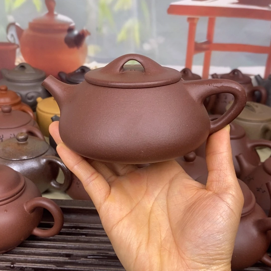 茶壶紫砂风釉230ccccccc羊角山紫泥