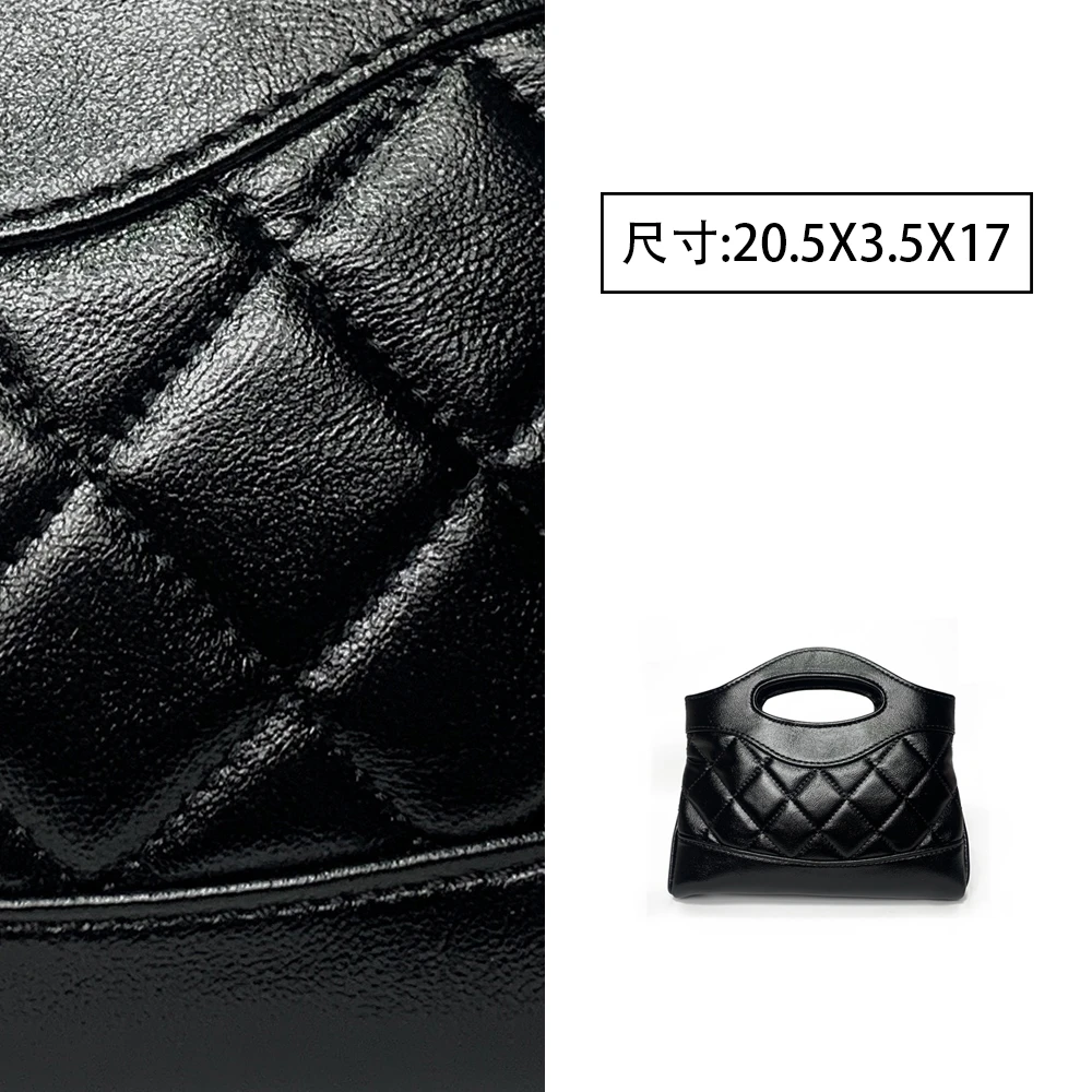 【A60】 菱格链条包经典31bag-nano 黑金