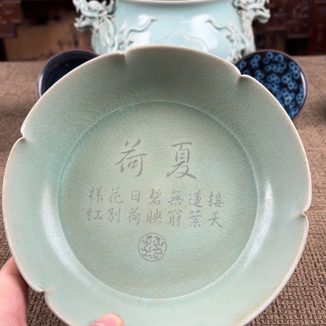 瓷片陶瓷艺术瓷器摆件