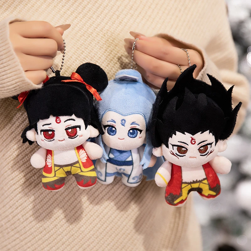 哪吒之魔童闹海q版哪吒周边玩偶可爱棉花娃娃挂件毛绒公仔礼物女