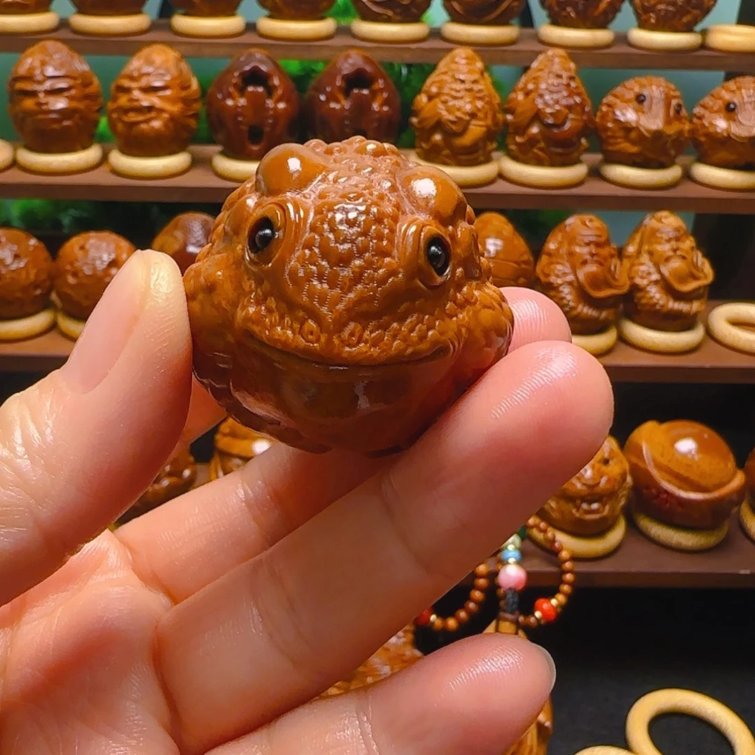 橄榄核手串/手链大*金蟾一颗