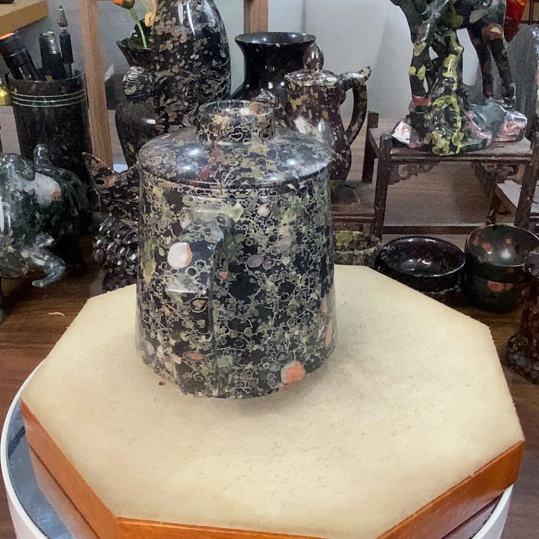 奢上奢梅花玉茶壶茶杯