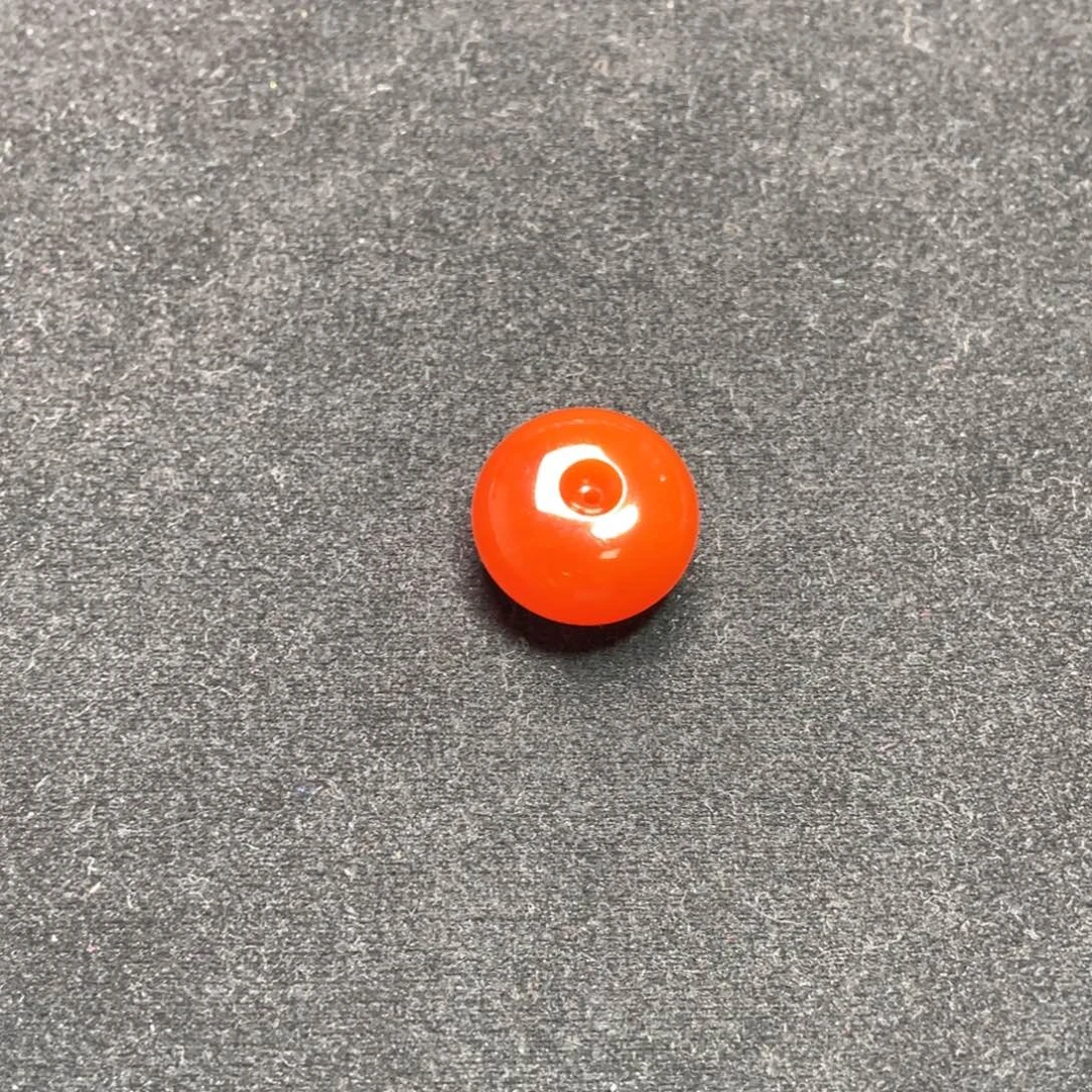 天***天南红玛瑙平安扣未镶嵌