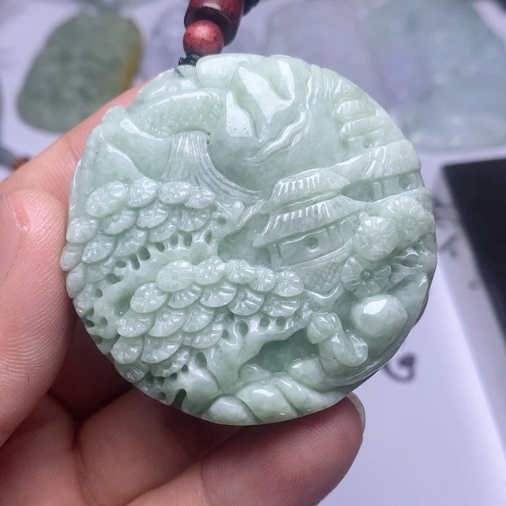 颈饰未镶嵌翡翠翡翠