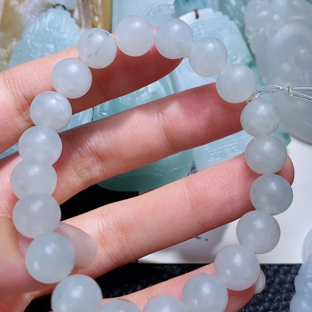 未镶嵌定制翡翠毛货付款后确认抛光