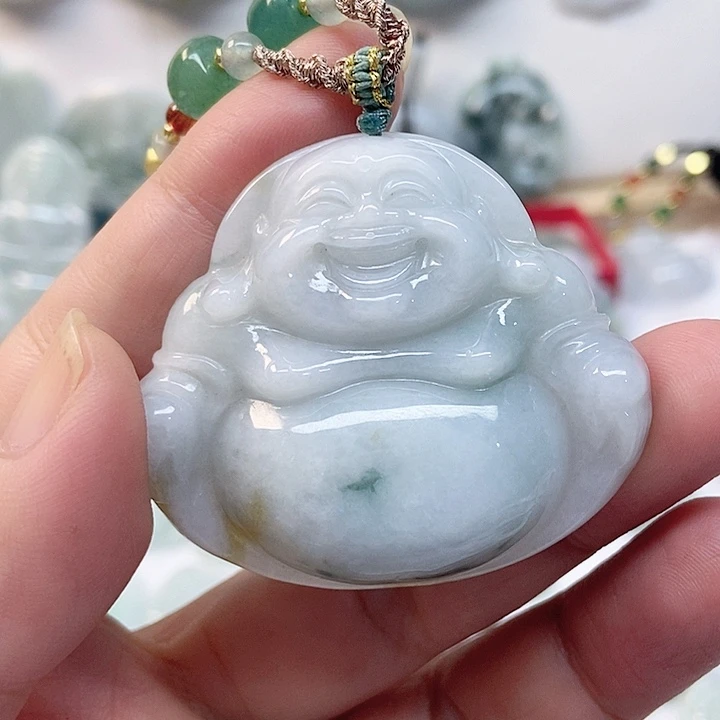 颈饰未镶嵌翡翠佛公