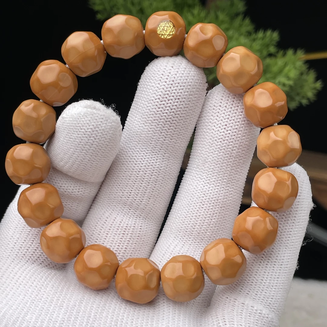 大奶酪单标款龙炎料全品无暇精品毕业级高货猴头核桃手串男女同款