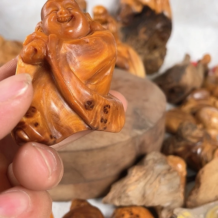 柏木琥*崖柏手把件乐乐