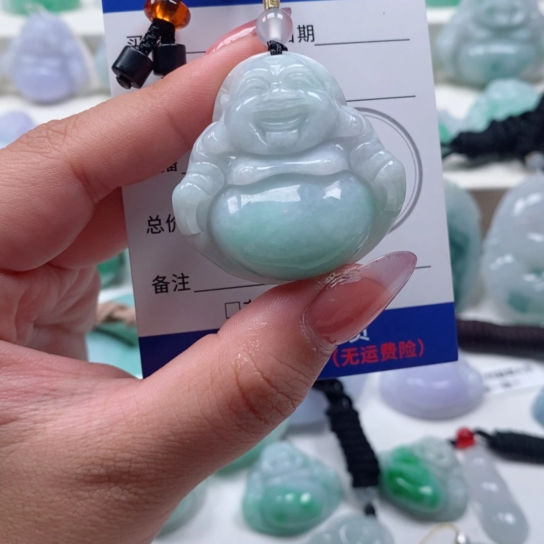 颈饰未镶嵌翡翠天然翡翠
