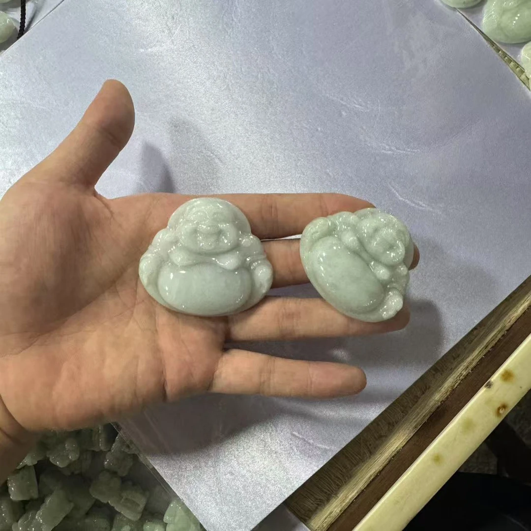 天然a货翡翠佛公吊坠-C303—多样性发一件