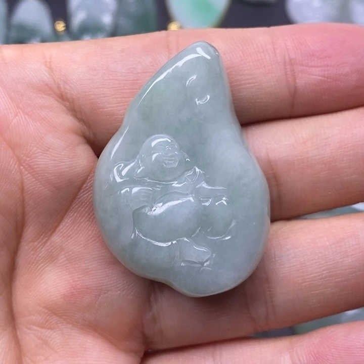 翡翠未镶嵌颈饰天然缅甸翡翠A货