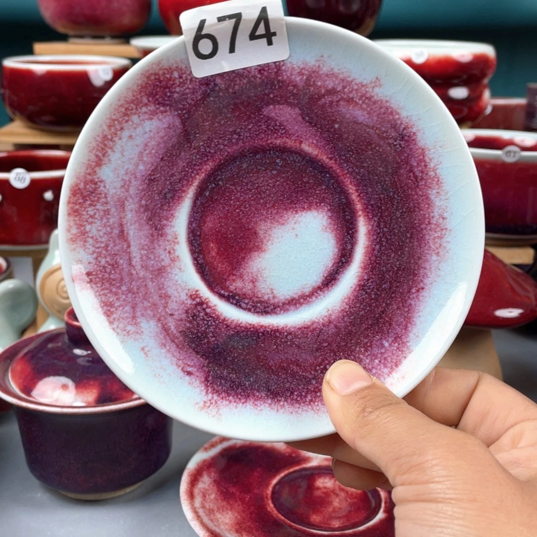 瓷片纯手工制作……微微瑕