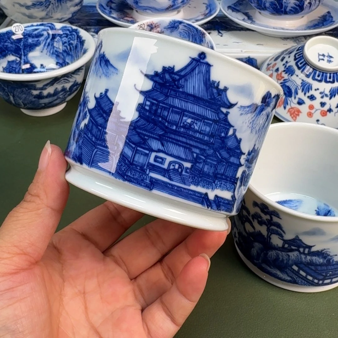 景德镇纯手绘茶具具圆圆222
