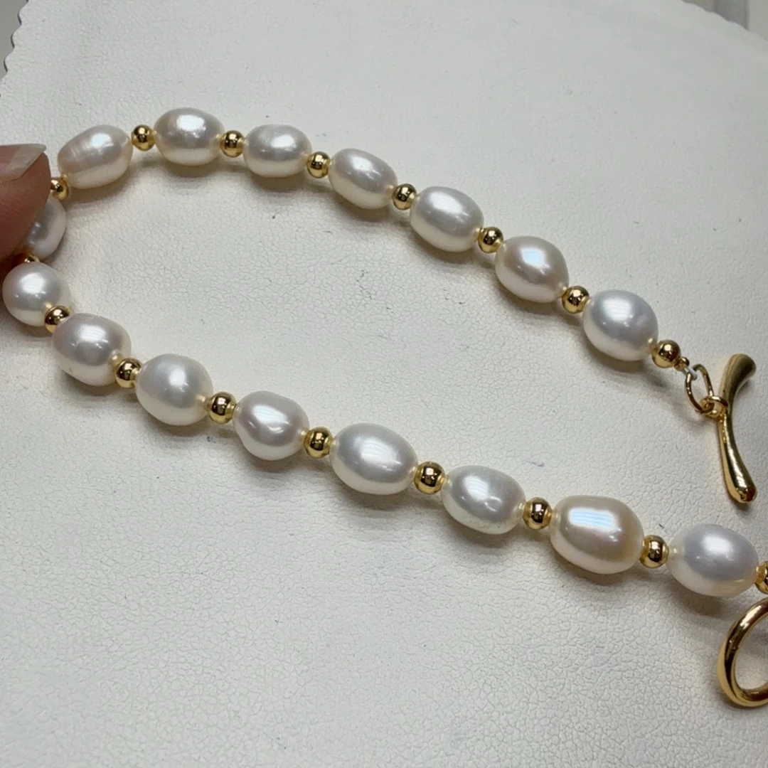 颈饰淡水珍珠合金10038