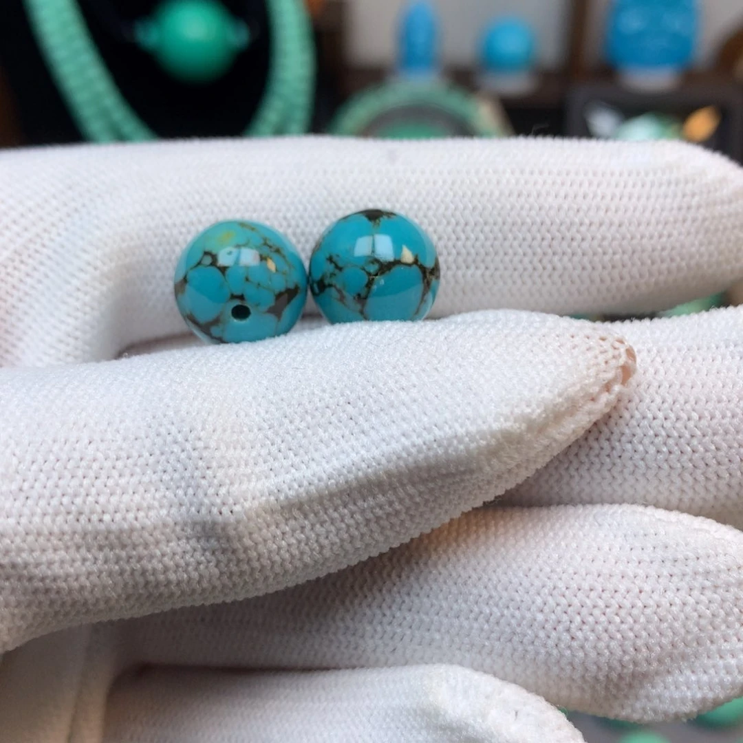 无非金属湖北原矿铁线纹圆珠卡12