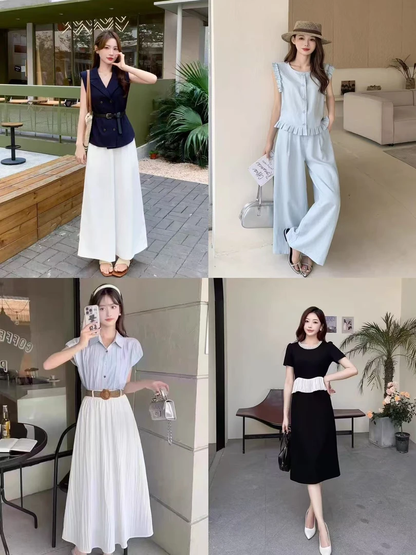 编号（001-099）2025夏季新款时尚套装韩版气质显瘦