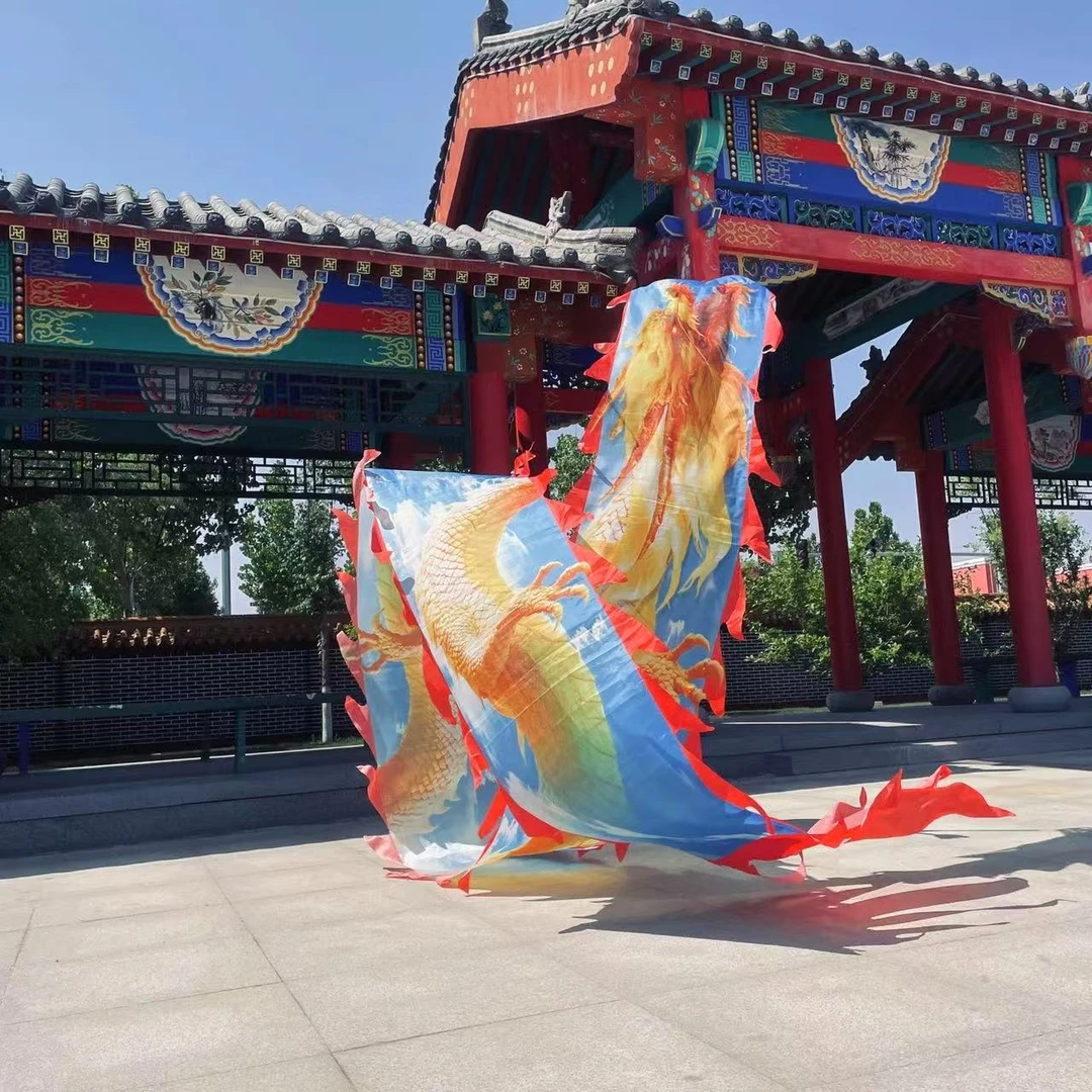 4号格曼一体直播间专属龙衣舞龙广场舞龙彩带甩龙