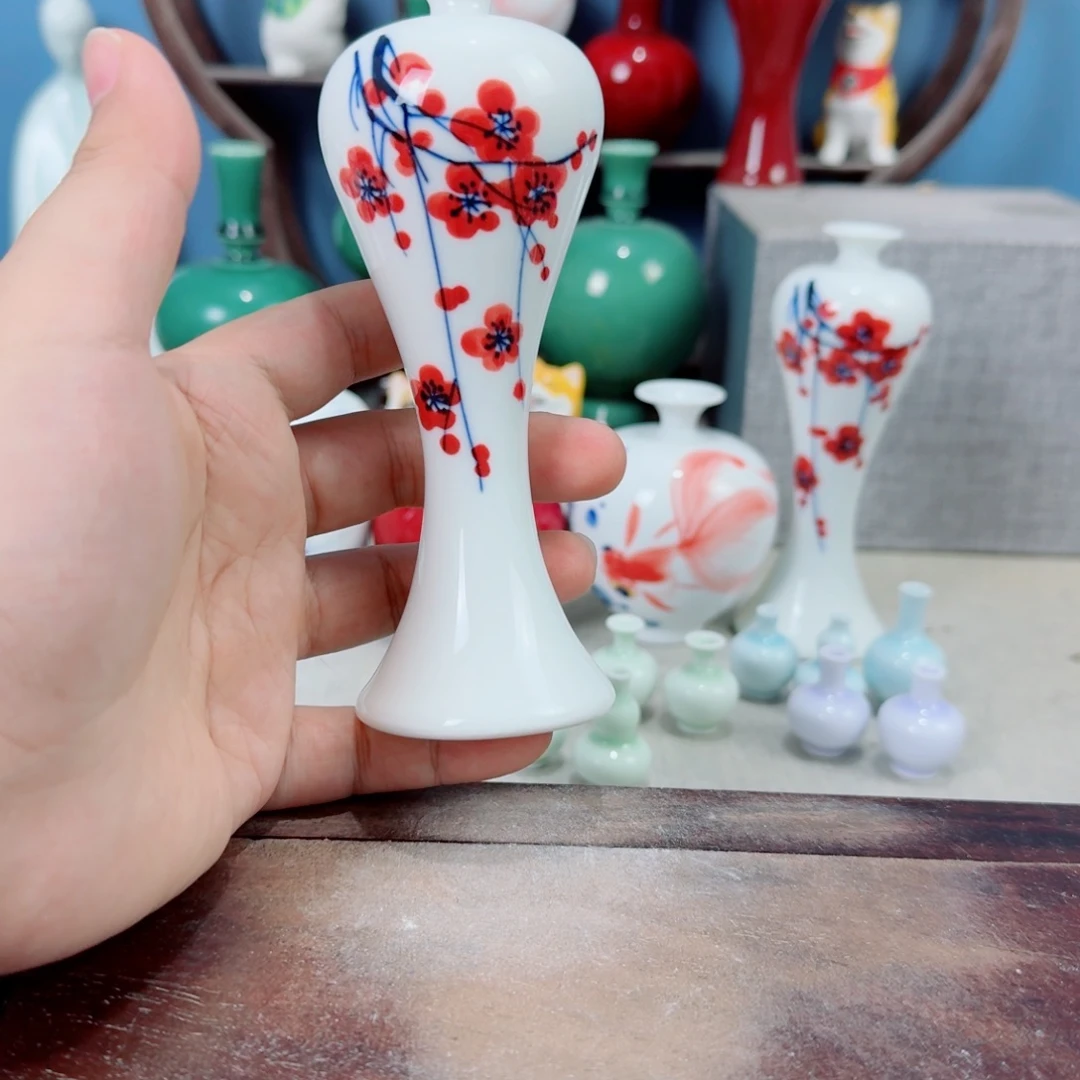 陶瓷手工小花器摆件