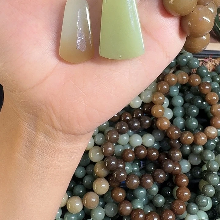 紫***东未镶嵌手镯和田玉