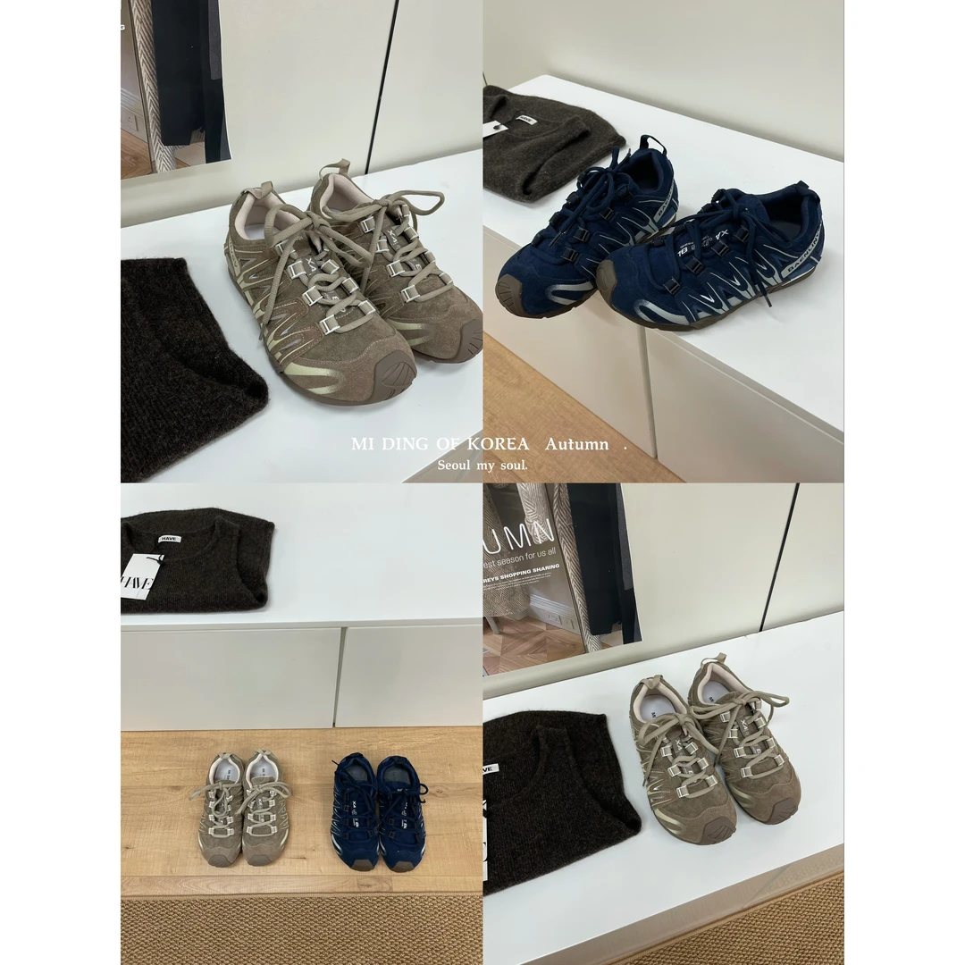 J-1199#上脚超软弹!久走久站都不会累脚的ins风运动鞋(真真)