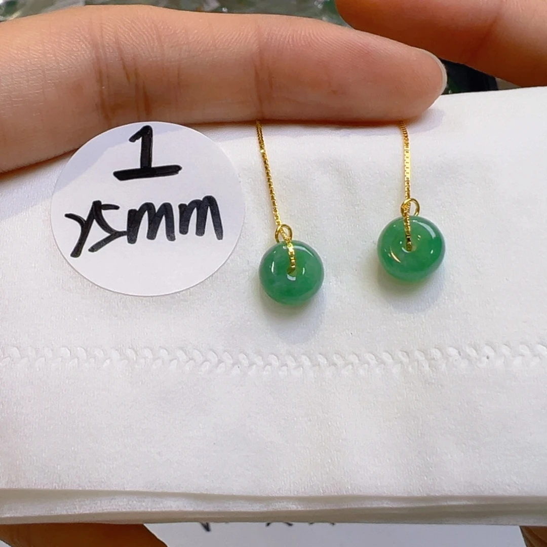 翡翠银S925镶嵌吊坠(不含链)