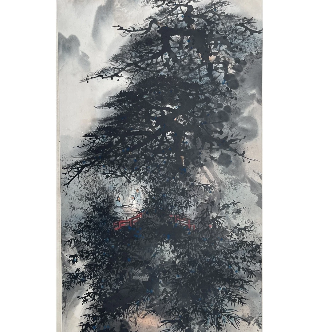 LOT.3339 《山水》100*50cm 纸本设色立轴