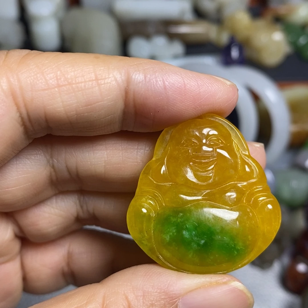 颈饰未镶嵌和田玉（糖玉）