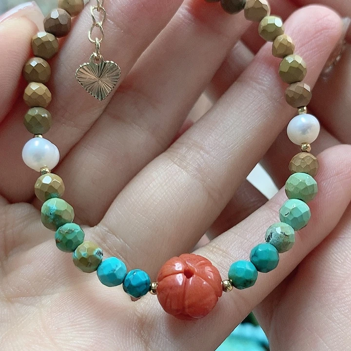 绿松石珠宝奇石未镶嵌