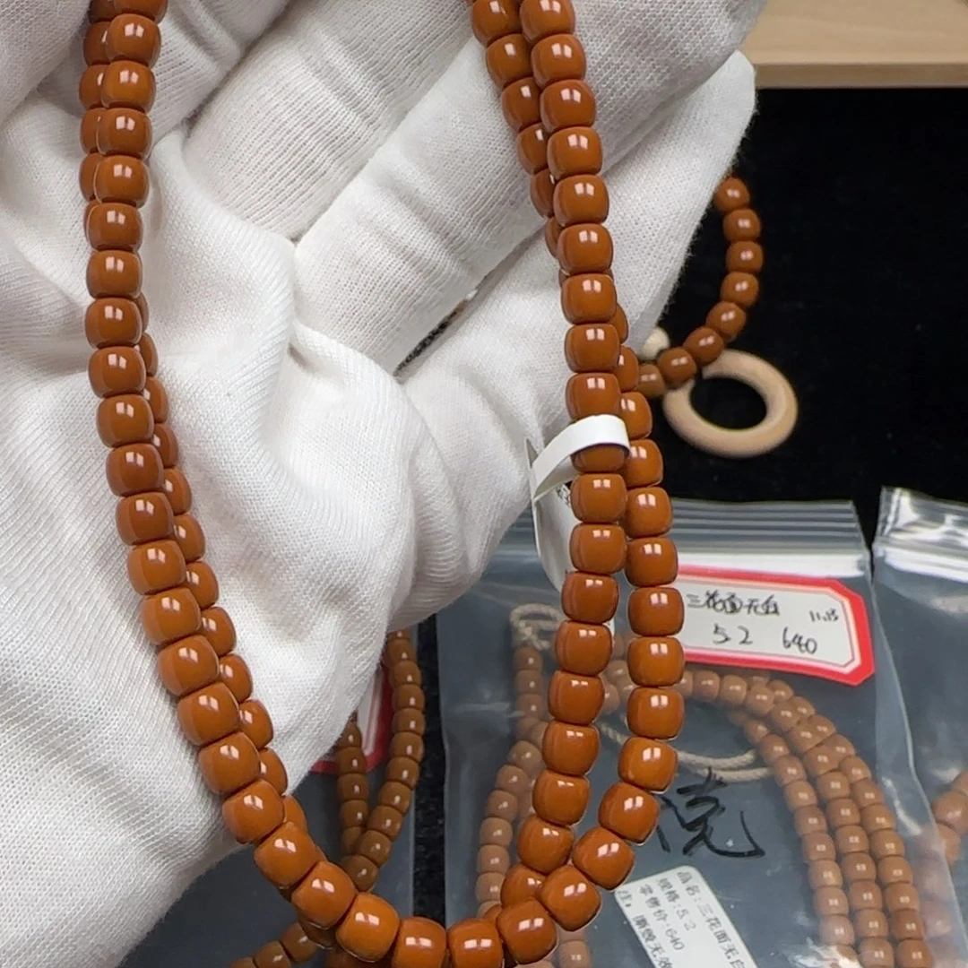 橄榄核手串老挝长串极限弧5.7mm