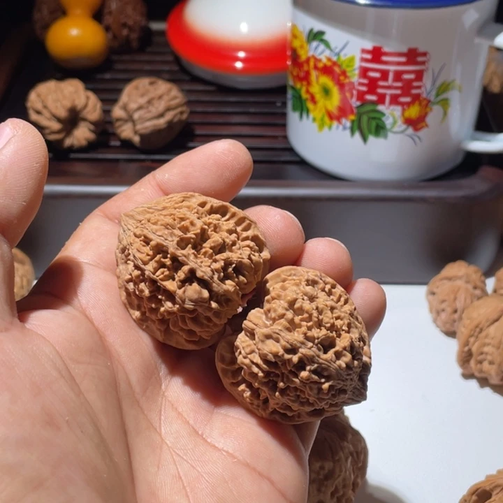 吊坠文玩核桃百花山 满天星