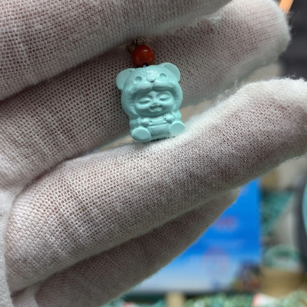 绿松石挂件未镶嵌