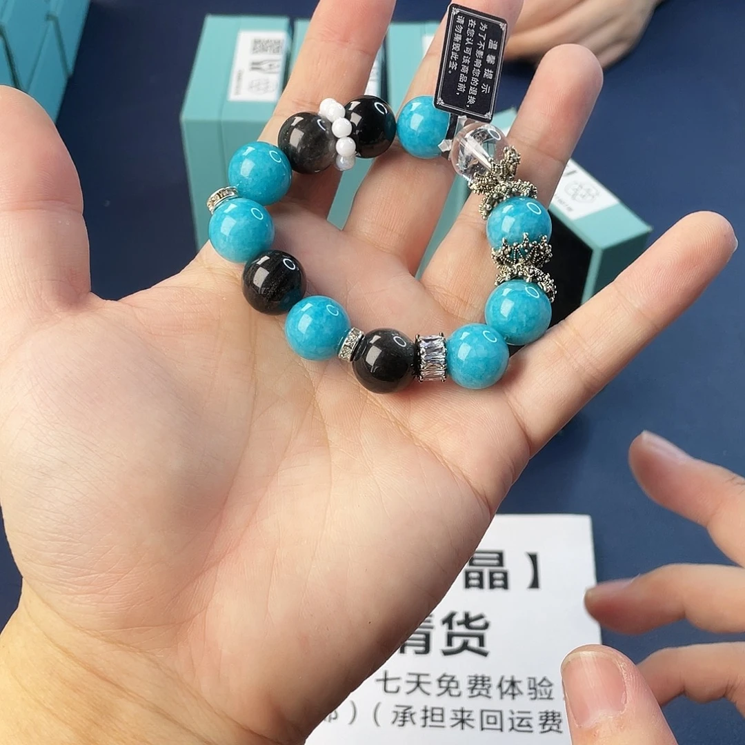 手链水晶银S925镶嵌