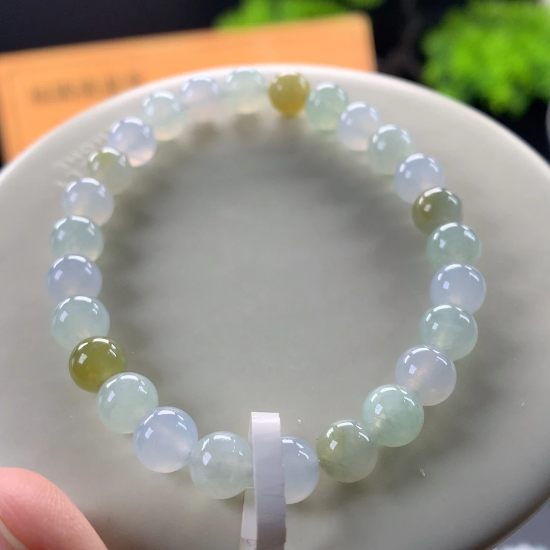 翡翠未镶嵌手链卡7