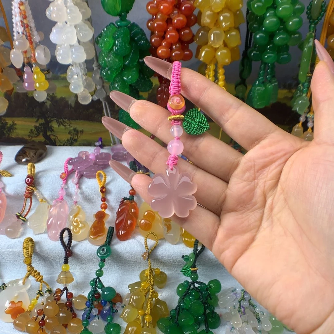 玛瑙/玉髓吊坠(不含链)未镶嵌