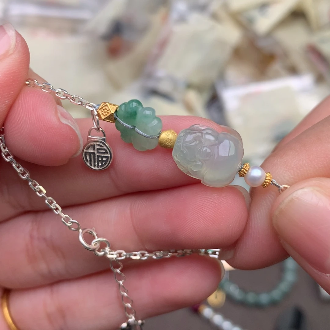 【闪购商品】翡翠挂件未镶嵌一