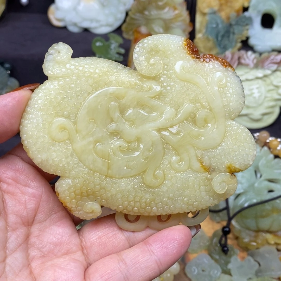 蛇纹石玉颈饰未镶嵌*️****