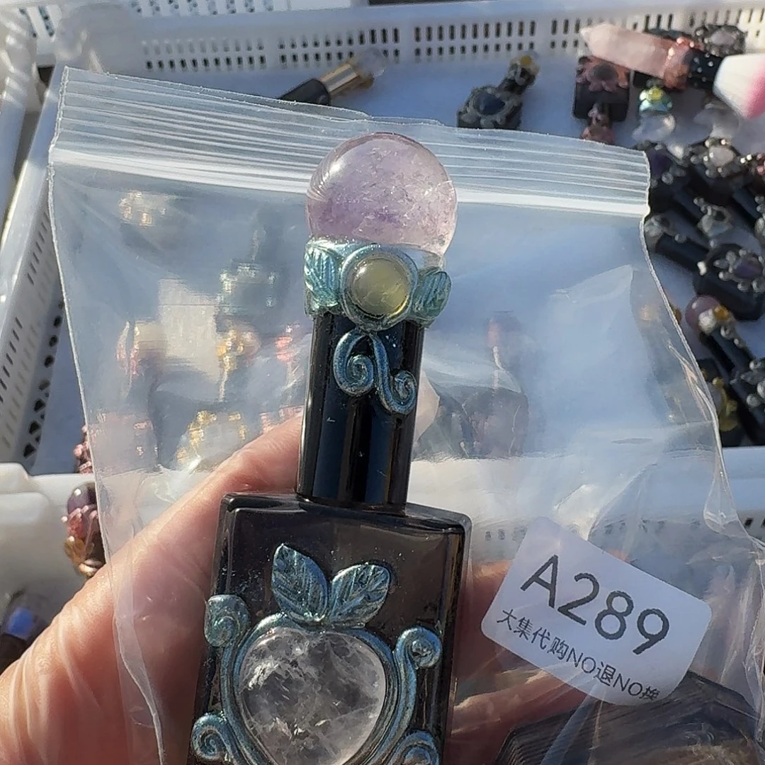 绝***座紫晶未镶嵌颈饰289