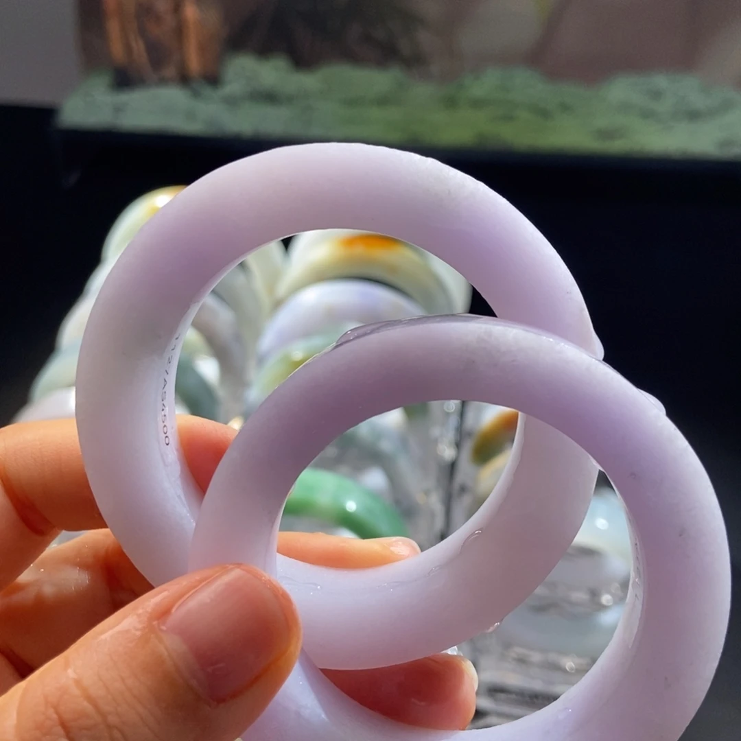 定制翡翠未镶嵌翡翠手镯多样性发一件