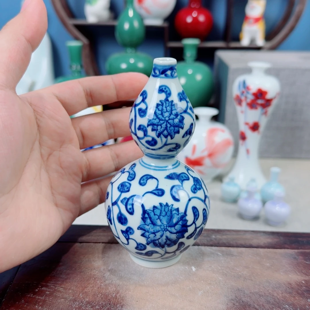 陶瓷手工小花器摆件