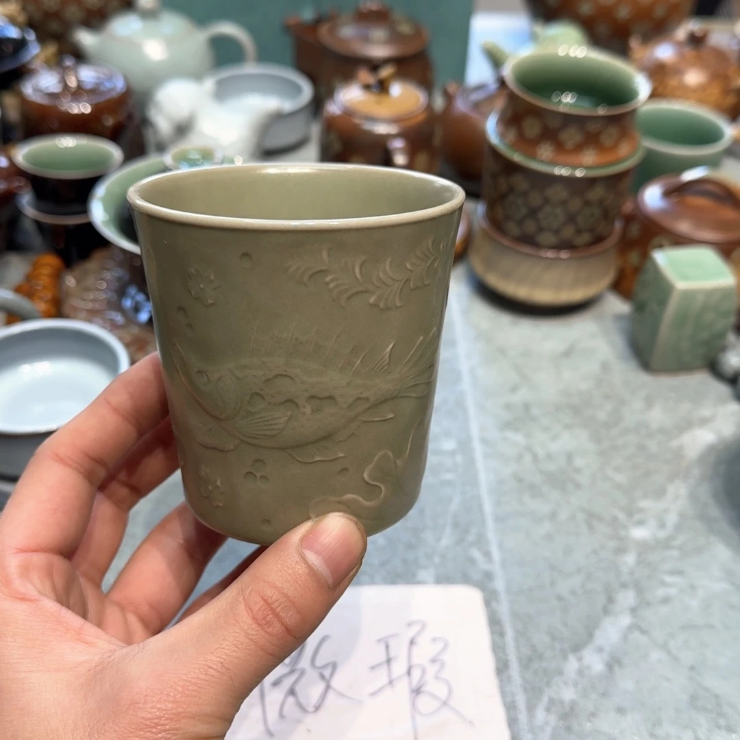 小金茶具青瓷茶器
