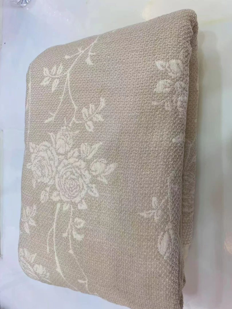 【玫瑰汉麻毯】天然汉麻高端透气舒适多功能